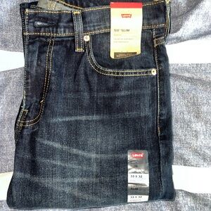 Levi's Men's Slim Fit Jeans - Dark Blue